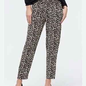 J.Crew Jamie Leopard Print Pants